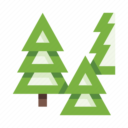 Forest, trees, wood, coniferous, pine, fir, christmas tree icon - Download on Iconfinder