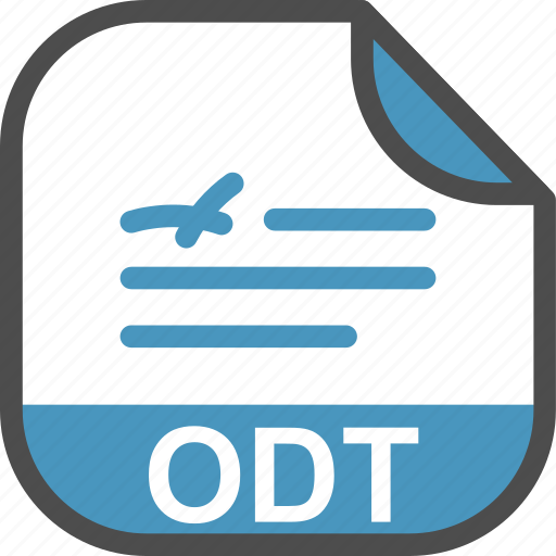 Format, document, extension, odt icon - Download on Iconfinder
