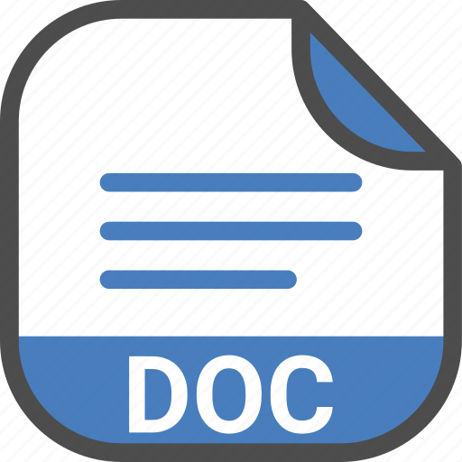 Format, extention, doc, text icon - Download on Iconfinder