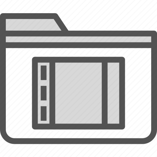Extension, file, folder, foldermovie, tag icon - Download on Iconfinder