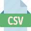 csv, extension, file, folder, tag 