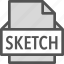 extension, file, folder, sketch, tag 