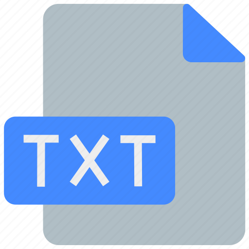 Document, extension, file, format, format files, interface, txt icon - Download on Iconfinder