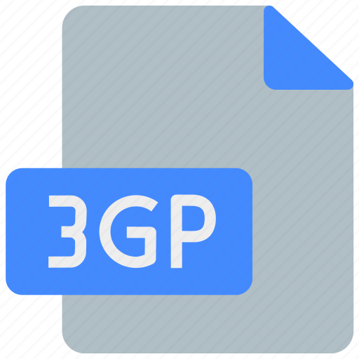 3gp, document, extension, file, format, format files, multimedia icon - Download on Iconfinder