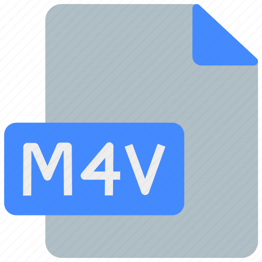 Document, extension, file, file type, format, m4v, multimedia icon - Download on Iconfinder