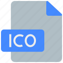 document, extension, file, format, format files, ico, interface