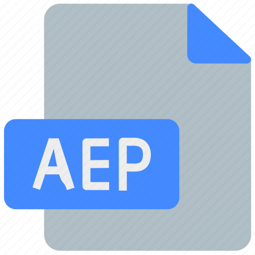 Aep, document, file, file type, format, format files, interface icon - Download on Iconfinder