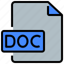 doc, document, file, file type, format, format files, interface