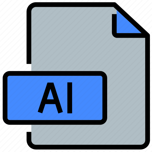 Ai, extension, file, file type, format, format files, interface icon - Download on Iconfinder