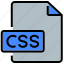 css, document, file, file type, format, format files, interface 