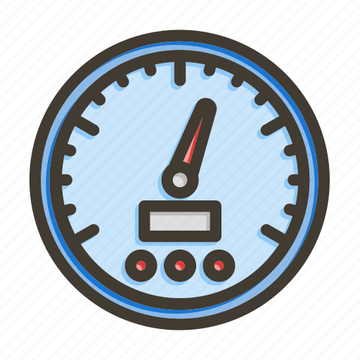 Speedometer, speed, performance, dashboard, gauge icon - Download on Iconfinder