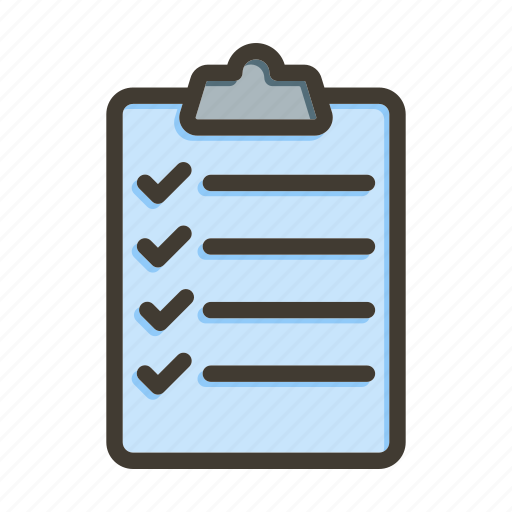 Checklist, list, paper, file, report icon - Download on Iconfinder