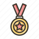 medal, award, winner, badge, prize