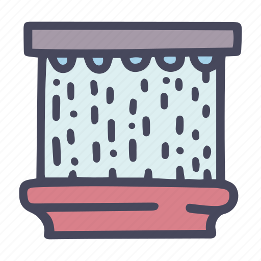 Fountain, water, waterfall, wall, garden, veranda, outdoor icon - Download on Iconfinder