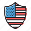 america, american, flag, insignia, july 4th, reward, shield 