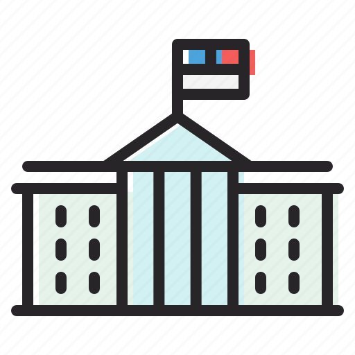 America, american, building, independence day, july 4th, president, white house icon - Download on Iconfinder