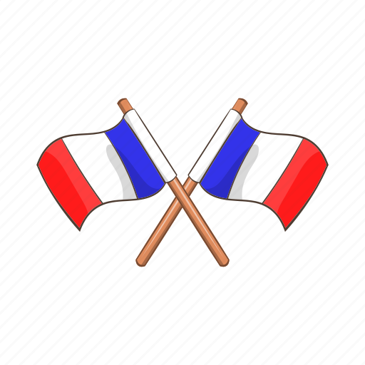 Cartoon, country, flag, france, illustration, nation, national icon - Download on Iconfinder