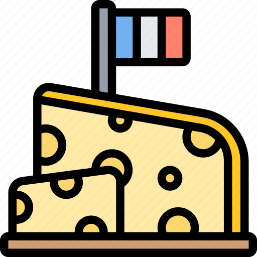 Cheese, dairy, ingredient, appetizer, gourmet icon - Download on Iconfinder