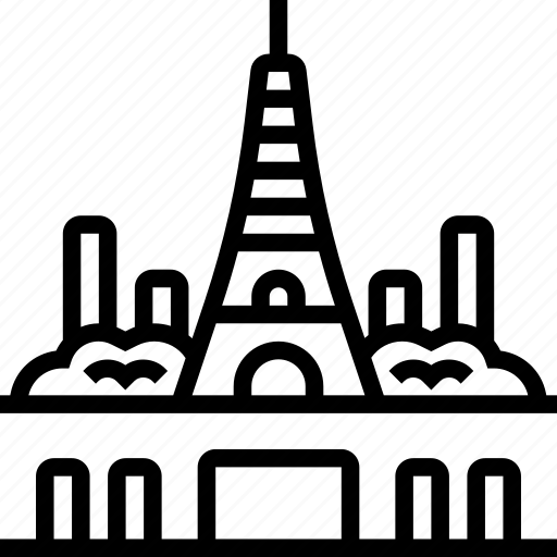 Eiffel, tower, paris, landmark, monument icon - Download on Iconfinder