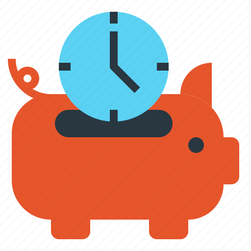 Business, piggybank, save, time, guardar icon - Download on Iconfinder