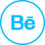 behance, social, media, logo 