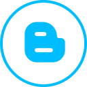 blogger, social, media, logo