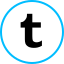 tumblr, logo, social, media 