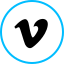 vimeo, logo, social, media 