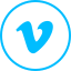 vimeo, social, media, logo 