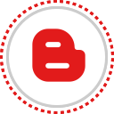 blogger, social, media, logo