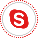 skype, social, media, logo