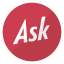 ask, logo, media, social, website 