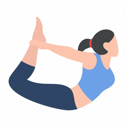 Yoga, female, exercising, woman, wellness, excercise, fitness illustration - Download on Iconfinder