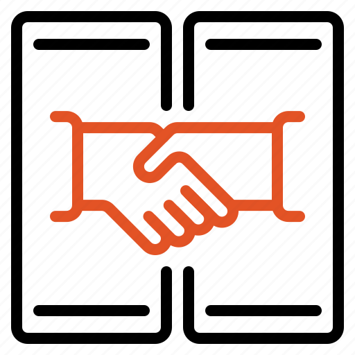 Deal, partnership, handshake, introduction, online icon - Download on Iconfinder