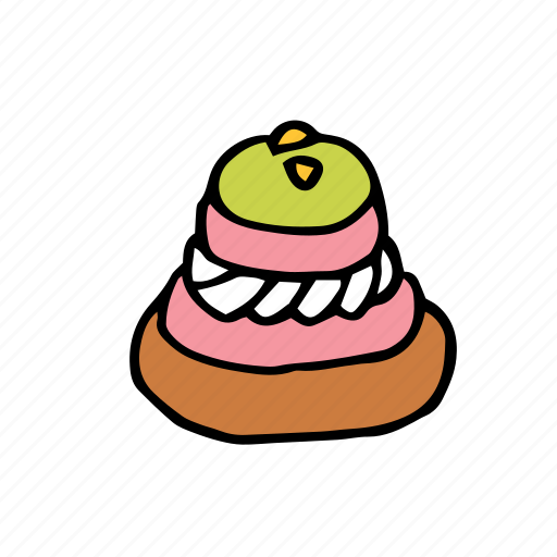 Bakery, cream, dessert, food, french, pastry, sweets icon - Download on Iconfinder