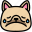 cry, emoji, emotion, expression, face, feeling, french bulldog 