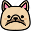 emoji, emotion, expression, face, feeling, french bulldog, sad 