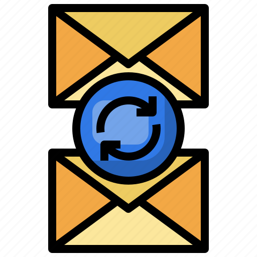 Exchange, mails, notice, message, email, envelope icon - Download on Iconfinder