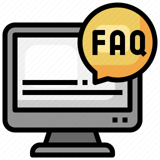 Faq, question, computer, support, services, frequently, asked icon - Download on Iconfinder
