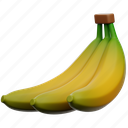 banana, fruits, tropical, healthy 