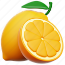 lemon, fresh, fruit, healthy 