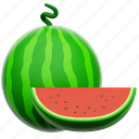 watermelon, fresh, healthy, summer, fruit 