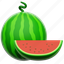 watermelon, fresh, healthy, summer, fruit 