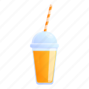orange, smoothie, juice 