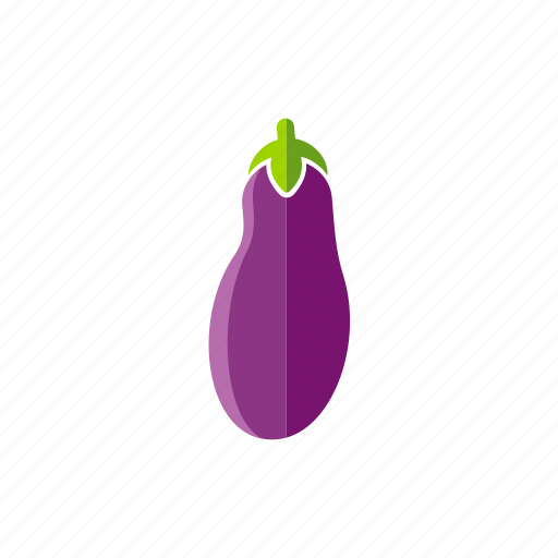 Eggplant, food, fresh, organic, vegetable, vegetarian icon - Download on Iconfinder