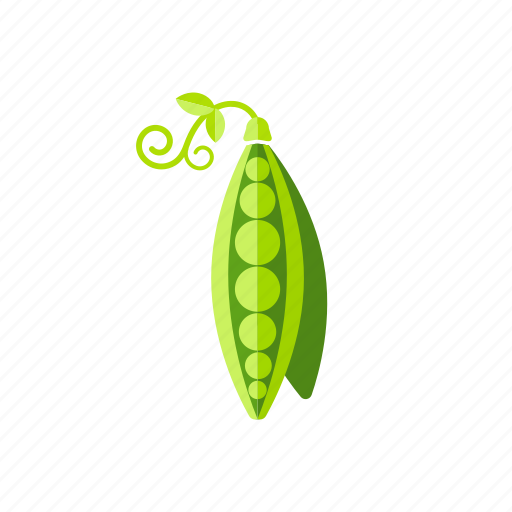Food, fresh, organic, peas, vegetable, vegetarian icon - Download on Iconfinder
