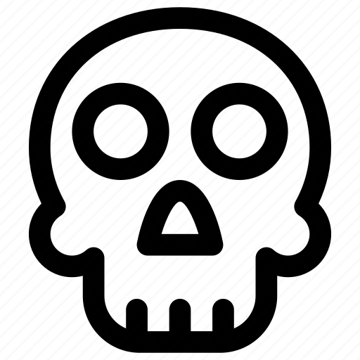 Skull, death, dead, danger, skeleton icon - Download on Iconfinder