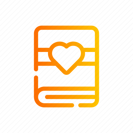 Diary, friends, education, heart, love icon - Download on Iconfinder