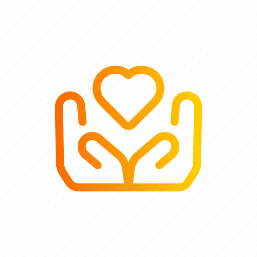 Heart, charity, give, love, hands icon - Download on Iconfinder