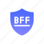 bff, best, friend, forever, friendship, surprise, shield 